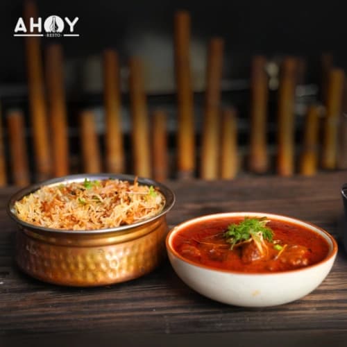 Awadi Mutton Handi Pulao